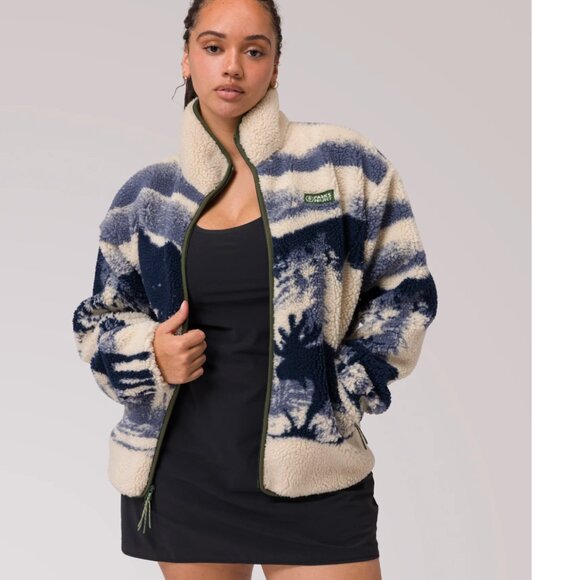 NWT Parks Project Acadia Moose Full Zip High Pile Fleece XXL - Picture 2 of 6